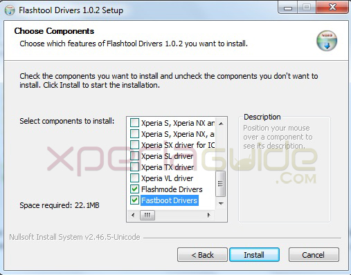 flashtool drivers for xperia arc s