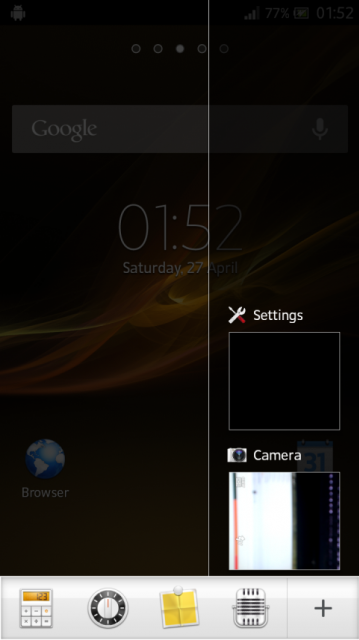Xperia S android 4.1.2 JellyBean firmware 6.2.B.0.197 New notification window