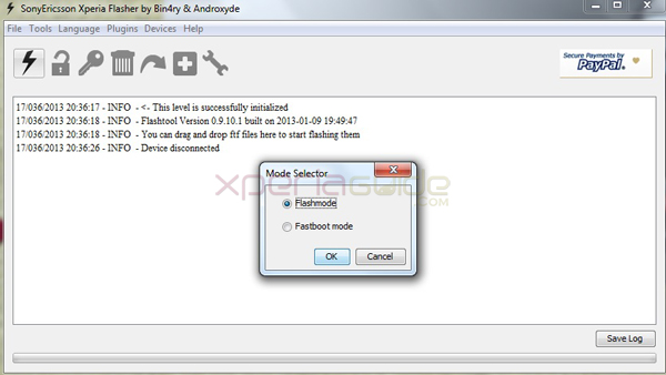 Cara Installateur Flashtool von Windows 7