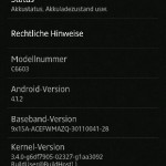 Jelly Bean 10.1.1.A.1.307 firmware for Xperia Z C6603