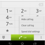 New SPEED DIAL settings in Jelly Bean 10.1.1.A.1.307 firmware for Xperia Z C6603