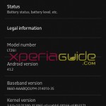 Xperia SL LT26ii Jelly Bean 6.2.B.0.211 firmware details INDIA
