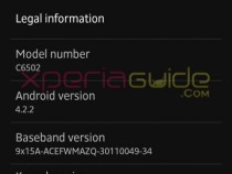 Xperia ZL C6503 Android 4.2.2 Jelly Bean 10.3.A.0.423 firmware Details