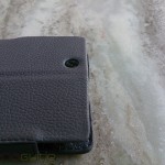 Noreve Xperia Z Ultra leather case camera opening