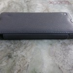 Noreve Xperia Z Ultra leather case side joint pfoile