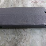 Noreve Xperia Z Ultra leather case side profile