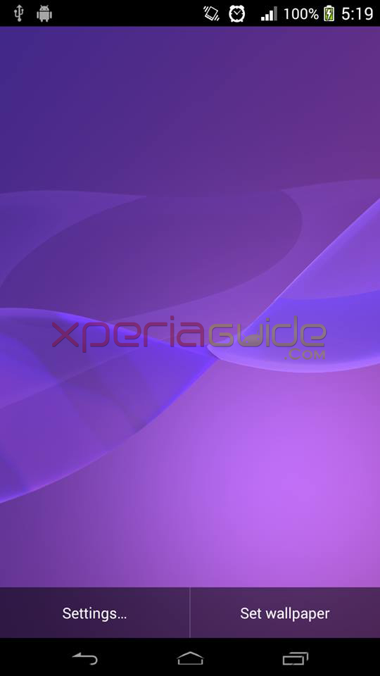 Xperia Z2 Live Wallpaper Purple Gizmo Bolt Exposing Technology Social Media Web