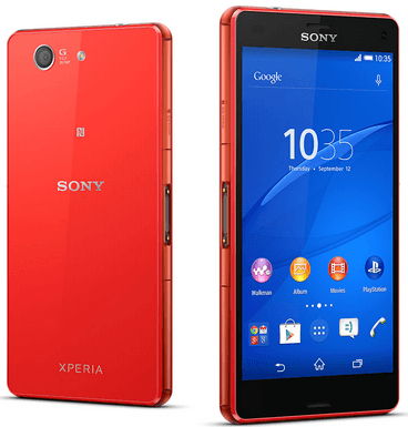 Red Xperia Z3 Compact