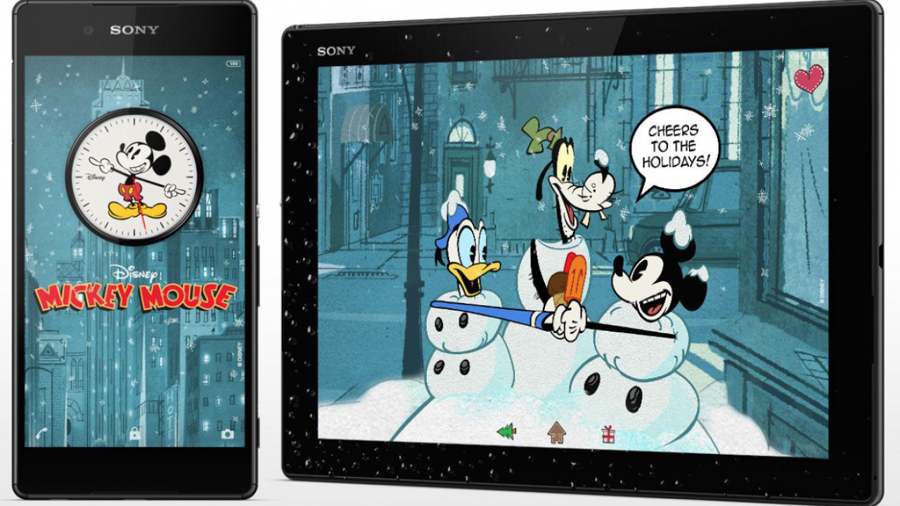 Sony Launched Premium Xperia Mickey Holidays Theme